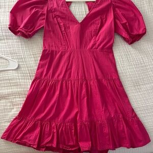 French Connection Vibrant Pink Mini Dress